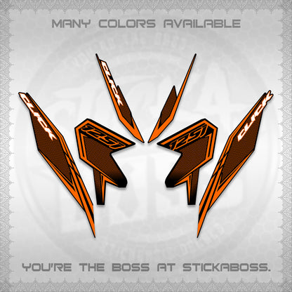 CLICK 125 V3 DECALS (2026 LINE UP DESIGN) STICKER KITS By STICKABOSS