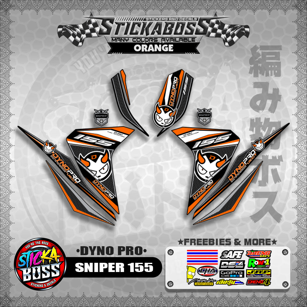 SNIPER 155 STICKER DECALS ( DYNO PRO )【WITH FREEBIES】