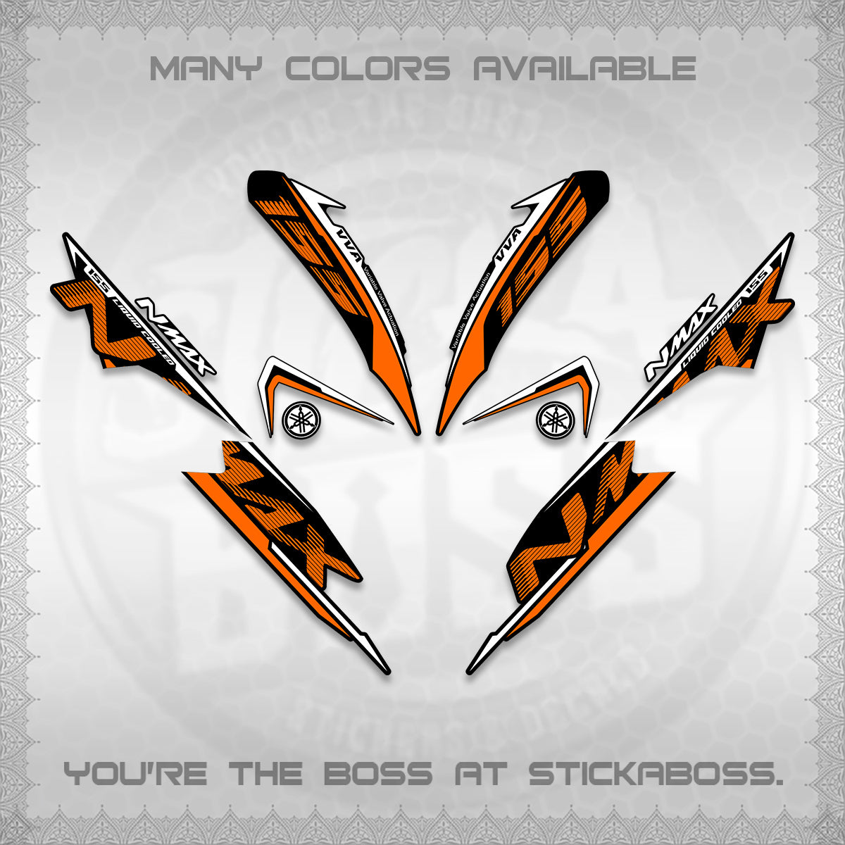 NMAX V1 THAI DECALS (2020 DESIGN) STICKER DECALS By STICKABOSS