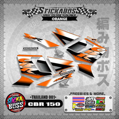 HONDA CBR 150 OLD DECALS ( THAILAND 001 )【WITH FREEBIES】