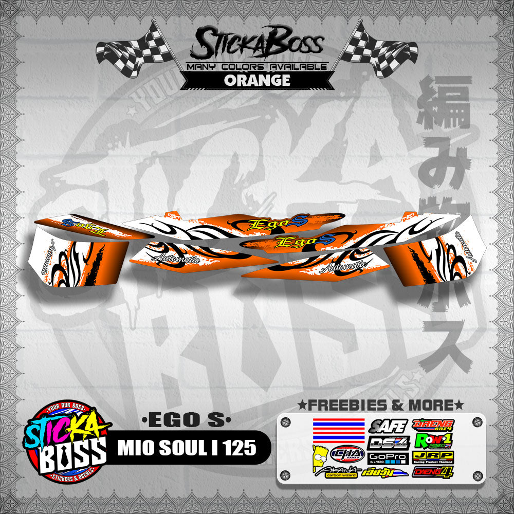 MIO SOUL I 125 DECALS ( EGO S )【WITH FREEBIES】