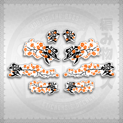 STICKER DECALS for NMAX V1 INDO FOR WHITE (NV1FWSAXFL) By STICKABOSS (SOFIE LAMINATED WATERPROOF)