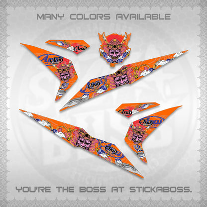 BEAT FI V2 INDO DECALS (2026 NEW SAMURAI MOTIF) STICKER KITS BY STICKABOSS