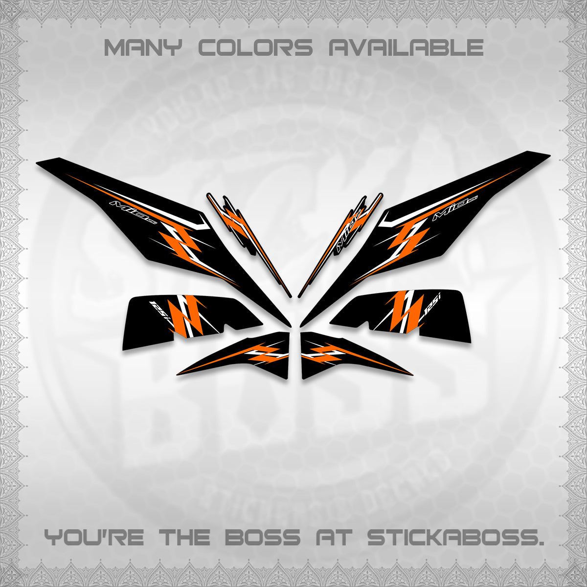 MIO I 125 M3 INDO DECALS (A25 VARIASI) STICKER DECALS By STICKABOSS