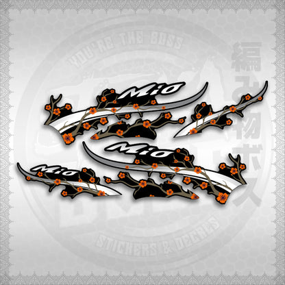 STICKER DECALS for MIO SPORTY (MSPSAXFL) By STICKABOSS (SOFIE LAMINATED WATERPROOF)