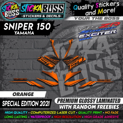 SNIPER 150 Stock Decals ( Special Edition 2021 ) [ MALAYSIAN CONCEPT / EXCITER 150 / Y15ZR ]
