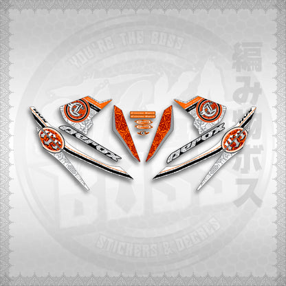 STICKER DECALS for AEROX V1 (AV1EXSPNV) By STICKABOSS (SOFIE LAMINATED WATERPROOF)