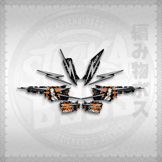 STICKER DECALS for AEROX 155 V2 MALAYSIAN (AV2STLASA) By STICKABOSS (SOFIE LAMINATED WATERPROOF)