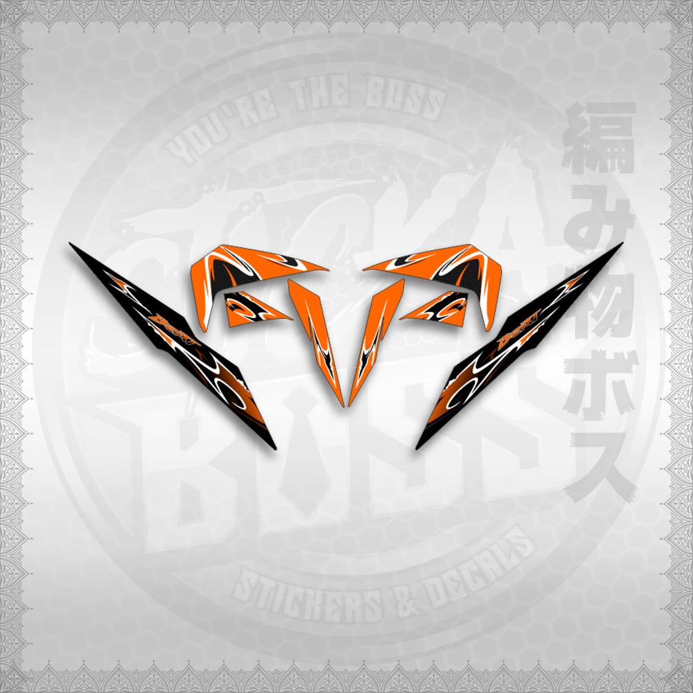 STICKER DECALS for BEAT FI V2 (BV225LENEMOHO) By STICKABOSS (SOFIE LAMINATED WATERPROOF)