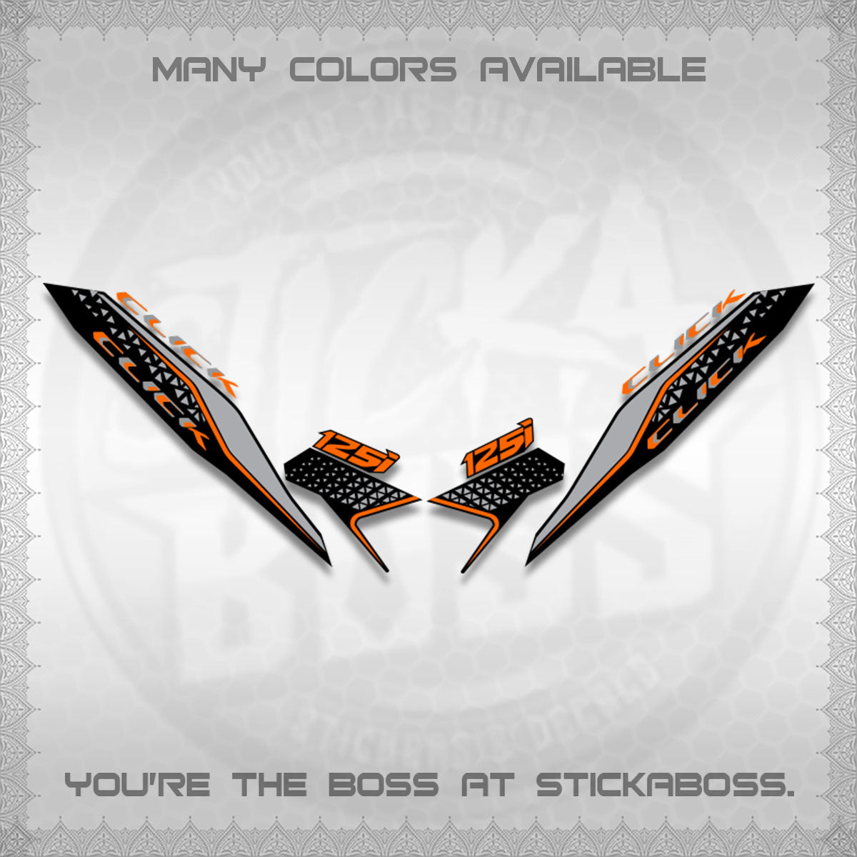 CLICK 125i V3 DECALS(2026 DEKAPAN SEMBILAN DESIGN)STICKER DECALS BY STICKABOSS