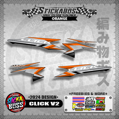 CLICK V2 STOCK DECALS ( 2024 DESIGN )【WITH FREEBIES】