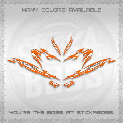 CLICK 125 V4 INDO VARIO FOR WHITE DECALS (2026 NUSANTARA STRIPING) STICKER DECALS By STICKABOSS