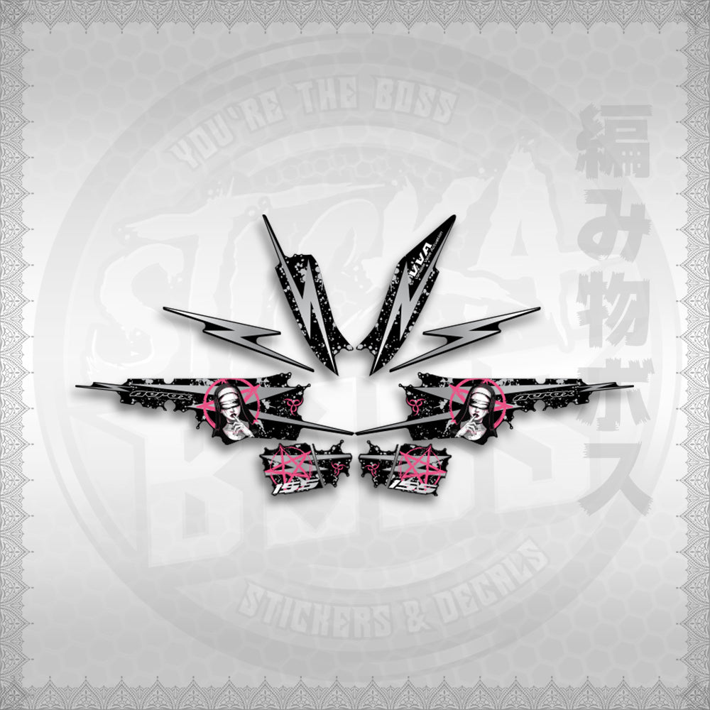 STICKER DECALS for AEROX 155 V2 MALAYSIAN (AV2STLASA) By STICKABOSS (SOFIE LAMINATED WATERPROOF)