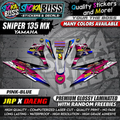 Sniper 135 MX Thailand Decals ( JRP x DAENG )【WITH FREEBIES】