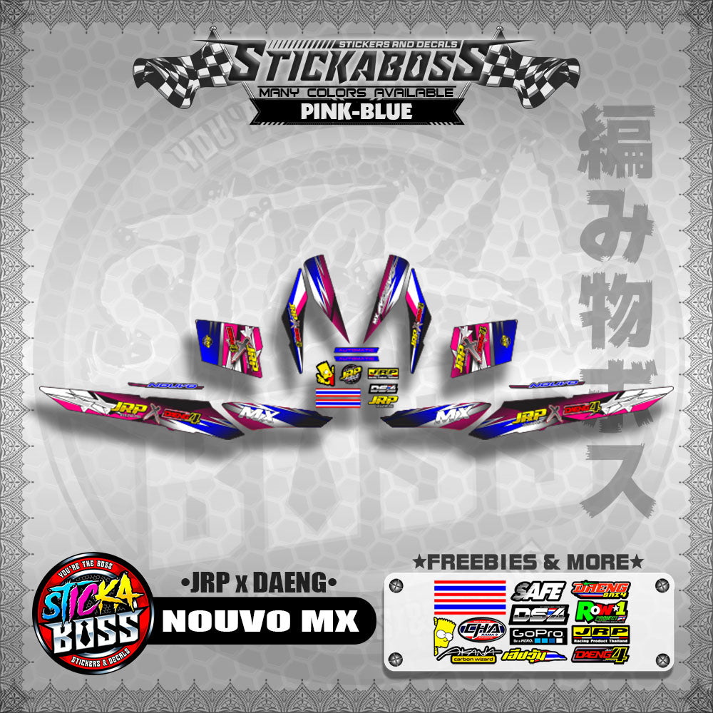 NOUVO MX Decals ( JRP x DAENG )【WITH FREEBIES】