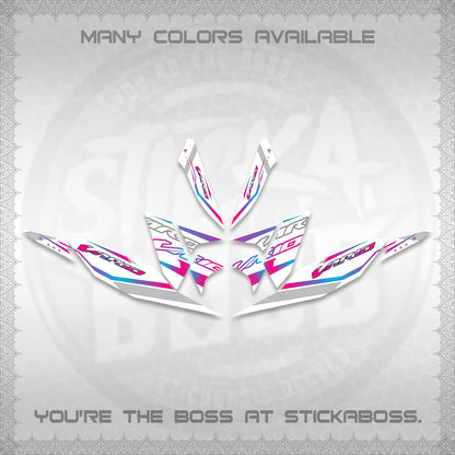 CLICK 125 V4 VARIO DECALS (2026 WHITE EDITION DESIGN) STICKER KITS By STICKABOSS