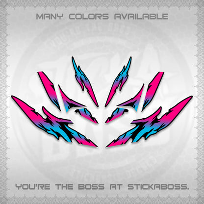 CLICK 125 V4 VARIO DECALS (2026 TAMIYA-STYLE RACING DESIGN) STICKER KITS By STICKABOSS