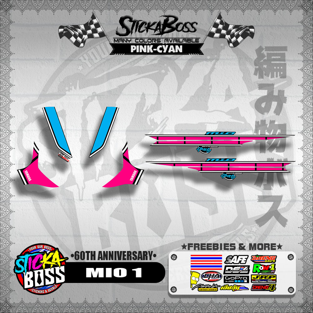 MIO 1 DECALS ( 60TH ANNIVERSARY )【WITH FREEBIES】