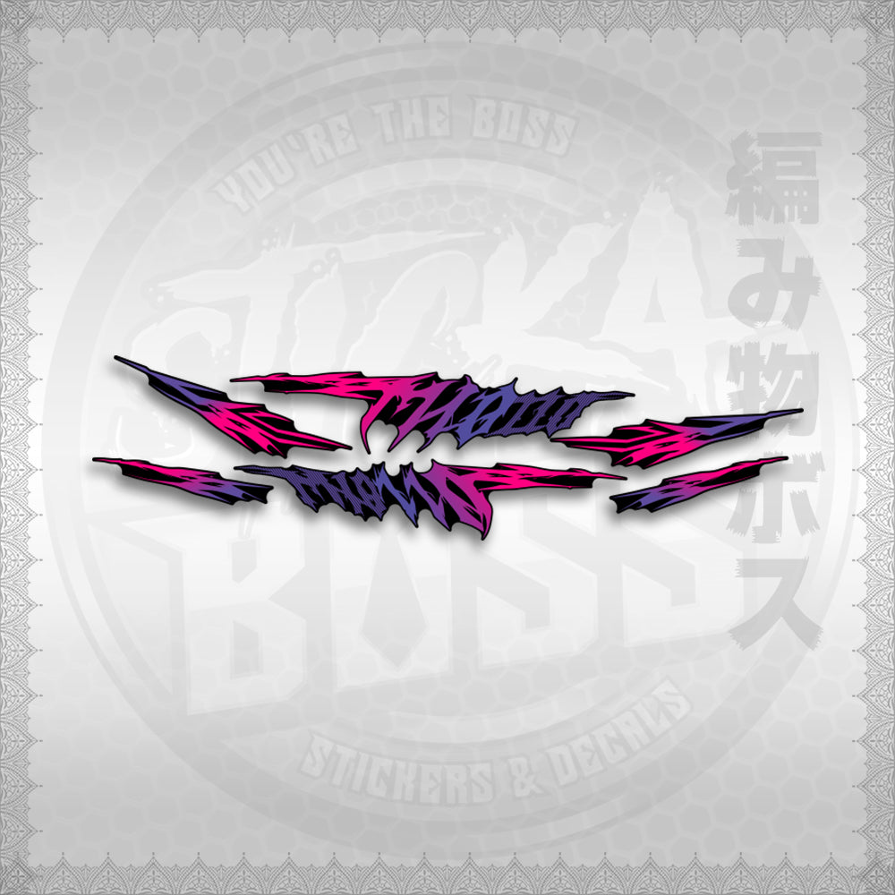 STICKER DECALS for MIO SOULTY INDO (MSOA4STKN) By STICKABOSS (SOFIE LAMINATED WATERPROOF)