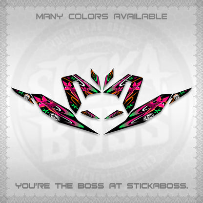 CLICK 125 V4 DECALS (2026 ARAI STAR RACING DESIGN) STICKER DECALS By STICKABOSS