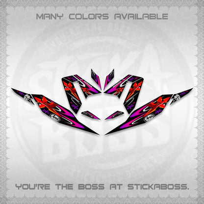 CLICK 125 V4 DECALS (2026 ARAI STAR RACING DESIGN) STICKER DECALS By STICKABOSS