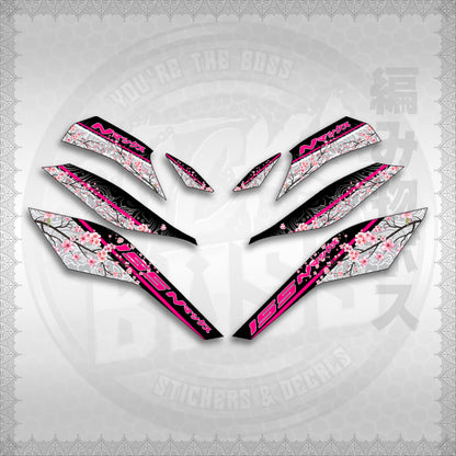 STICKER DECALS for NMAX V3 TURBO INDO (NV3SAIN) By STICKABOSS (SOFIE LAMINATED WATERPROOF)