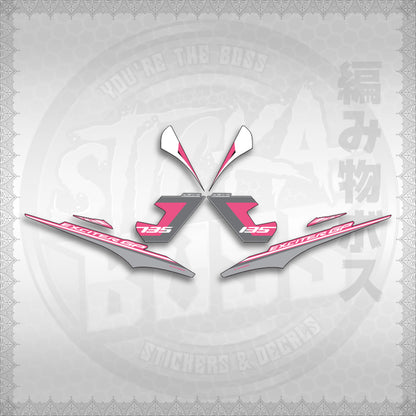 STICKER DECALS for SNIPER 135 MX(S13525EXGP)By STICKABOSS (SOFIE LAMINATED WATERPROOF)