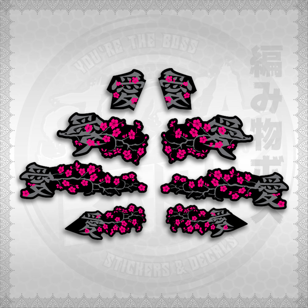 STICKER DECALS for NMAX V3 TURBO INDO (NV3SAXFL) By STICKABOSS (SOFIE LAMINATED WATERPROOF)