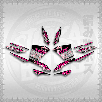 STICKER DECALS for AEROX V3 ALPHA TURBO INDO-MALAYSIAN (AV3SAIN) By STICKABOSS (SOFIE LAMINATED WATERPROOF)