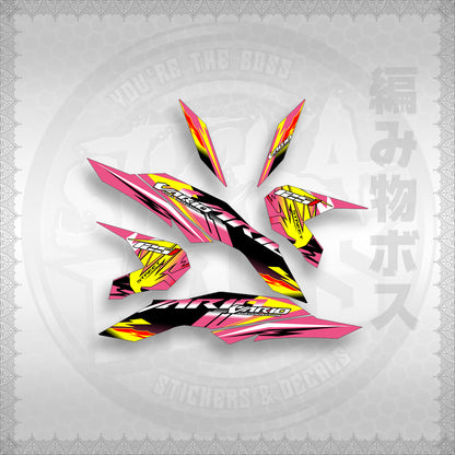 STICKER DECALS for CLICK 125 V3 ( VARIO STREET ) By STICKABOSS (SOFIE LAMINATED WATERPROOF)