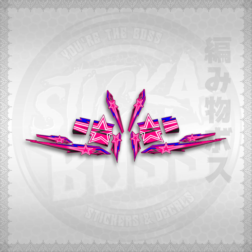 STICKER DECALS for AEROX 155 V2 MALAYSIAN (AV2NESTMO01) By STICKABOSS (SOFIE LAMINATED WATERPROOF)