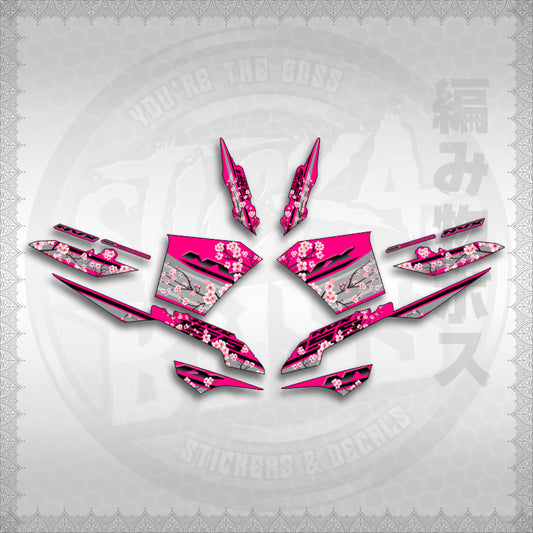 STICKER DECALS for AEROX V3 ALPHA TURBO INDO-MALAYSIAN (AV3SAIN) By STICKABOSS (SOFIE LAMINATED WATERPROOF)