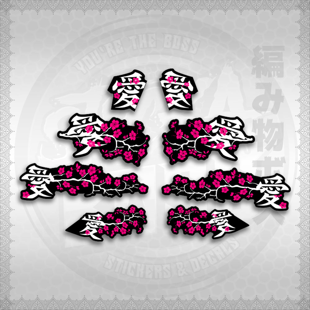 STICKER DECALS for NMAX V3 TURBO INDO (NV3SAXFL) By STICKABOSS (SOFIE LAMINATED WATERPROOF)