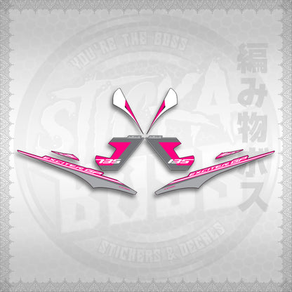 STICKER DECALS for SNIPER 135 MX(S13525EXGP)By STICKABOSS (SOFIE LAMINATED WATERPROOF)