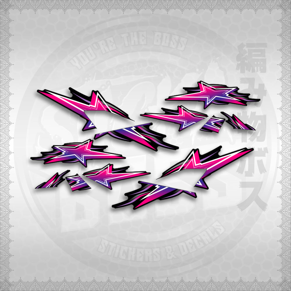 STICKER DECALS for NMAX V2 INDO (NV22002STLI) By STICKABOSS (SOFIE LAMINATED WATERPROOF)