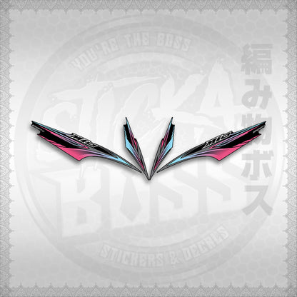 STICKER DECALS for MIO SPORTY / SMILE INDO (MSPMOA4) By STICKABOSS (SOFIE LAMINATED WATERPROOF)