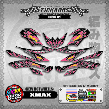 XMAX DECALS ( NEW HOTWHEELS )【WITH FREEBIES】