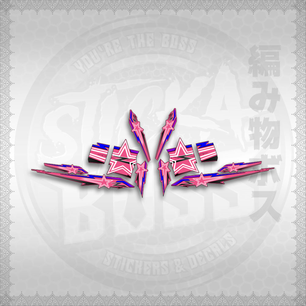 STICKER DECALS for AEROX 155 V2 MALAYSIAN (AV2NESTMO01) By STICKABOSS (SOFIE LAMINATED WATERPROOF)