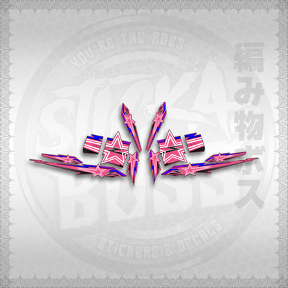 STICKER DECALS for AEROX 155 V2 MALAYSIAN (AV2NESTMO01) By STICKABOSS (SOFIE LAMINATED WATERPROOF)