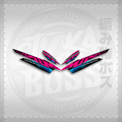 STICKER DECALS for MIO SPORTY (MSP25GLCO) By STICKABOSS (SOFIE LAMINATED WATERPROOF)