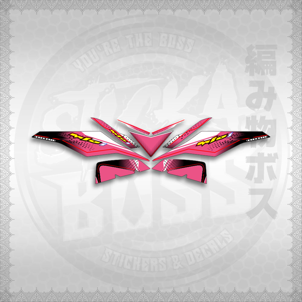 STICKER DECALS for MIO I 125 (MIIMXSODO) By STICKABOSS (SOFIE LAMINATED WATERPROOF)