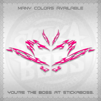 CLICK 125 V4 INDO VARIO FOR WHITE DECALS (2026 NUSANTARA STRIPING) STICKER DECALS By STICKABOSS