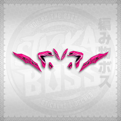 STICKER DECALS for CLICK 125 V3 (CV325LENEMOHO) By STICKABOSS (SOFIE LAMINATED WATERPROOF)