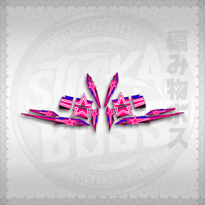 STICKER DECALS for AEROX 155 V2 MALAYSIAN (AV2NESTMO01) By STICKABOSS (SOFIE LAMINATED WATERPROOF)