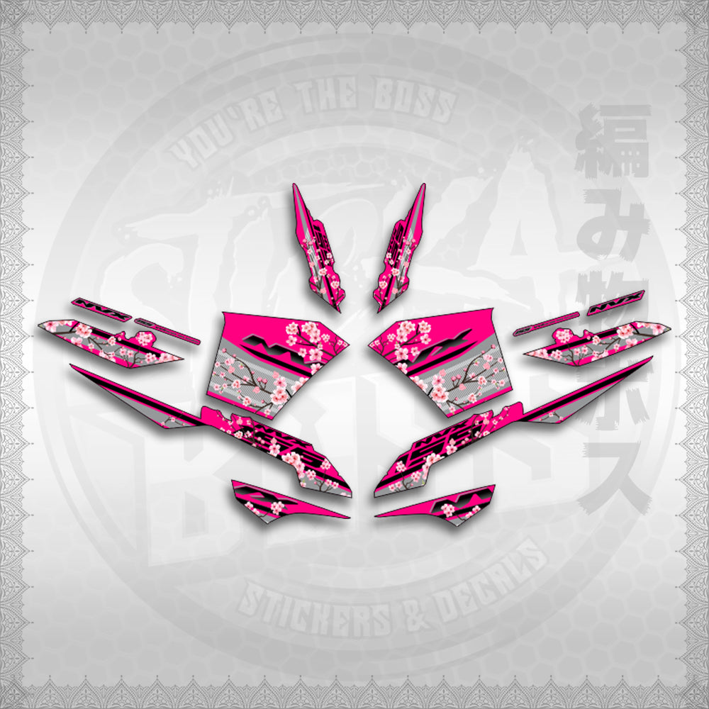 STICKER DECALS for AEROX V3 ALPHA TURBO INDO-MALAYSIAN (AV3SAIN) By STICKABOSS (SOFIE LAMINATED WATERPROOF)