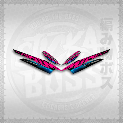 STICKER DECALS for MIO SPORTY (MSP25GLCO) By STICKABOSS (SOFIE LAMINATED WATERPROOF)