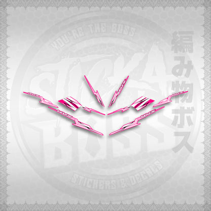 STICKER DECALS for AEROX 155 V1 THAI (AV1STOLTHST) By STICKABOSS (SOFIE LAMINATED WATERP