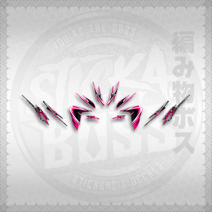 STICKER DECALS for CLICK 125 V2 (CV225LENEMOHO) By STICKABOSS (SOFIE LAMINATED WATERPROOF)