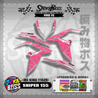 SNIPER 155 DECALS ( MX KING Y16ZR )【WITH FREEBIES】