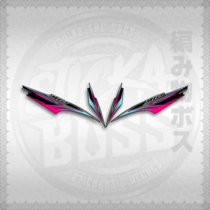 STICKER DECALS for MIO SPORTY / SMILE INDO (MSPMOA4) By STICKABOSS (SOFIE LAMINATED WATERPROOF)